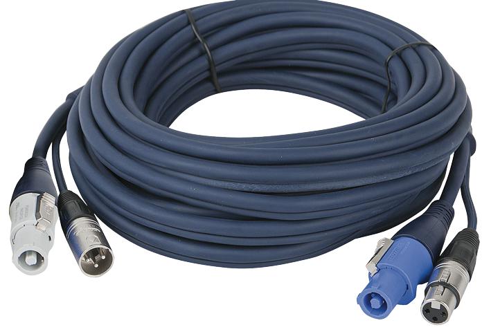 90484 XLR AND POWERCON LEAD, 10M DAP AUDIO