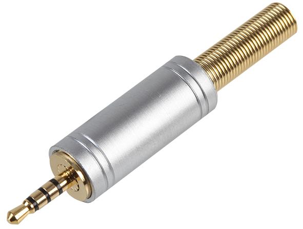 PSG03877 CONNECTOR, 2.5MM JACK PLUG, 4P, METAL+SR PRO SIGNAL