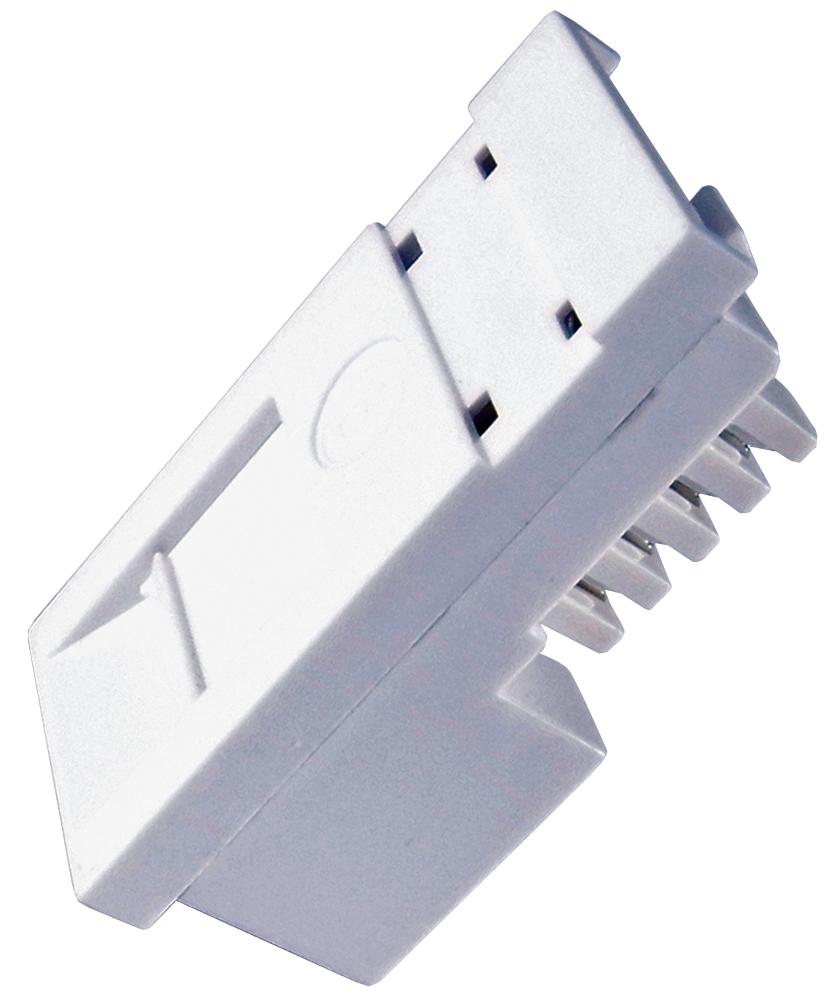 90-0102 SINGLE RJ45 MODULE CAT 5E CONNEKT GEAR