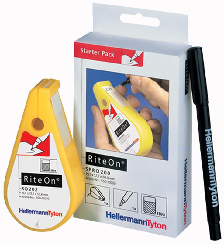 R0202-1401-WH LABEL DISPENSER FILLED R0202 WHT 150/PK HELLERMANNTYTON