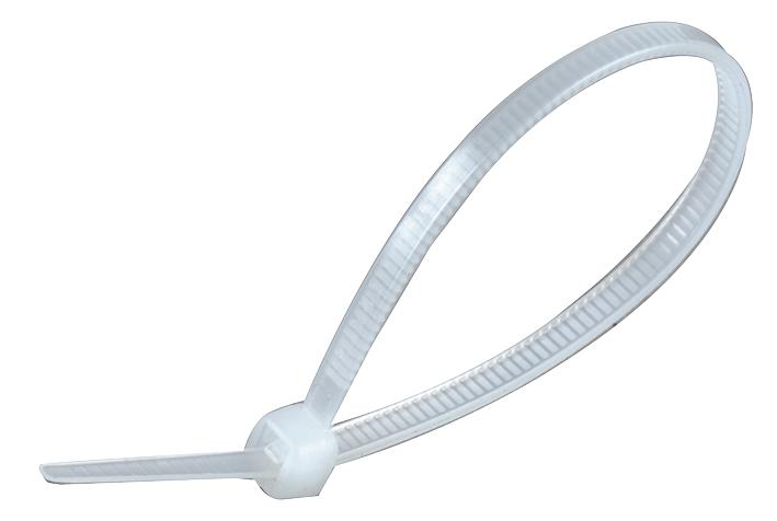 ACT200X4.8N CABLE TIES 200 X 4.80MM NATURAL 100/PK CONCORDIA TECHNOLOGIES