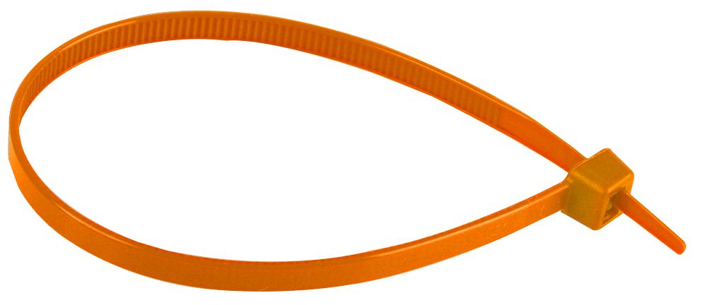 ACT200X4.8O CABLE TIES 200 X 4.80MM ORANGE 100/PK CONCORDIA TECHNOLOGIES