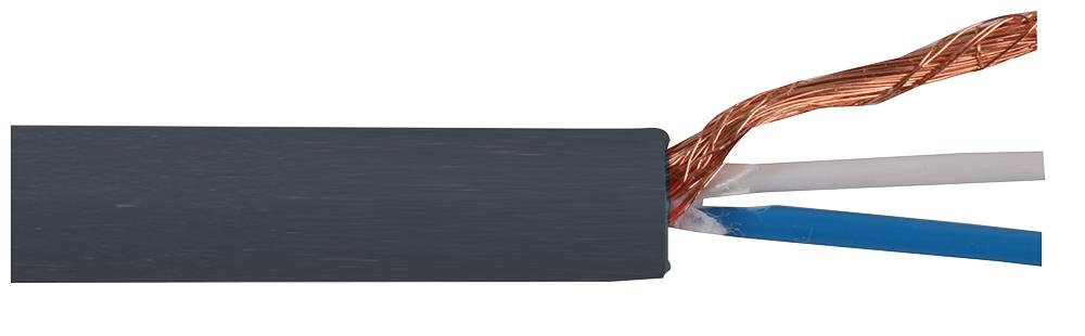 648BLK CABLE SCREENED 2 CORE 20/0.1MM BLK 100M PRO POWER