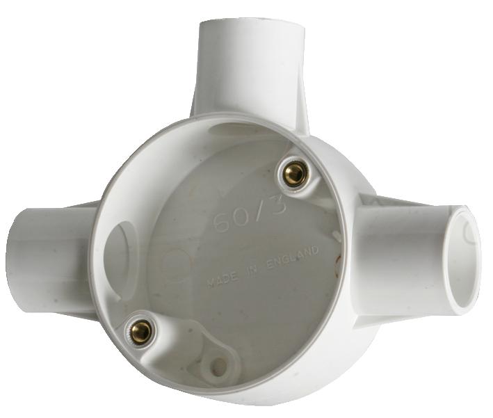 CJB20/3W 3 WAY TEE BOX 20MM PRO POWER