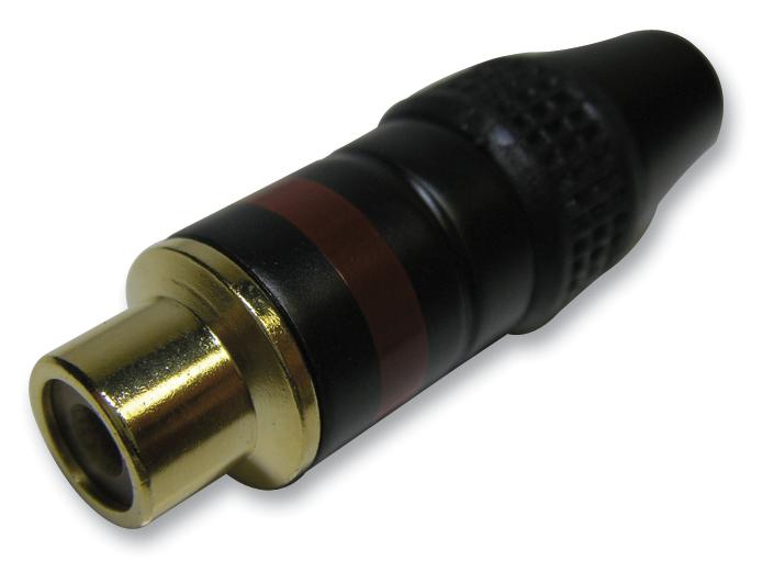 PSG01776 PHONO SOCKET, BLACK/RED PRO SIGNAL