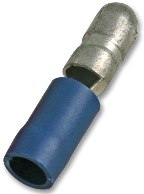 STMPD2-195 MALE BULLET TERMINALS BLUE 16A, PK100 PRO POWER