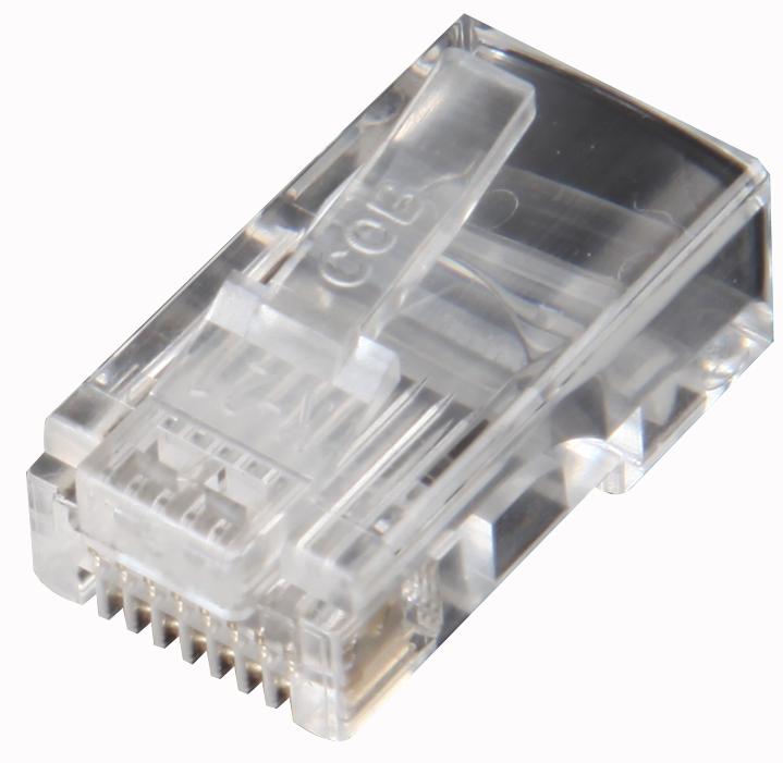 RJ458P8CR RJ45 CONNECTOR, PLUG, 8P8C, 1PORT, CAT5 COB