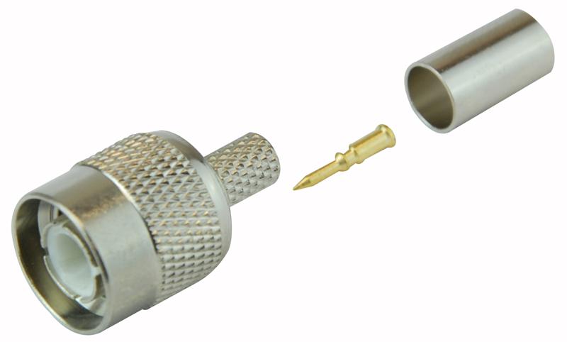 RW2-006B TNC MALE CRIMP TYPE RG59U PRO SIGNAL