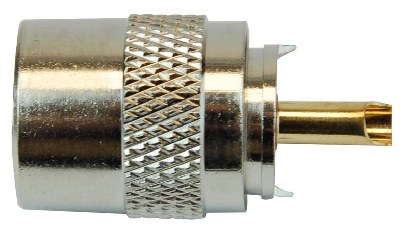 RW4-002 UHF CONNECTOR MALE BRASS RG59U PRO SIGNAL