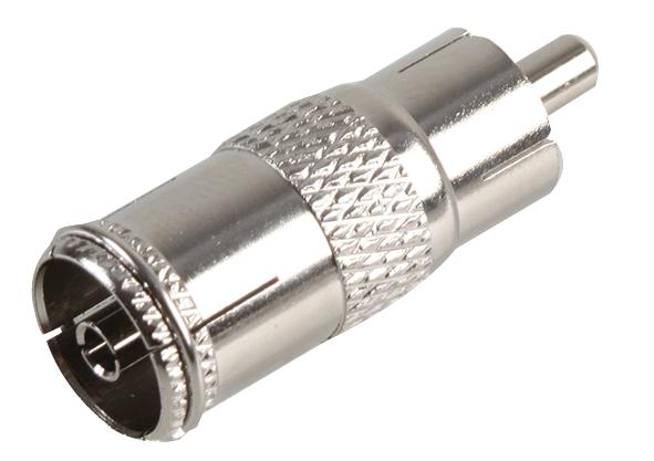 RW7-015 TV COAX SOCKET TO PHONO PLUG PRO SIGNAL