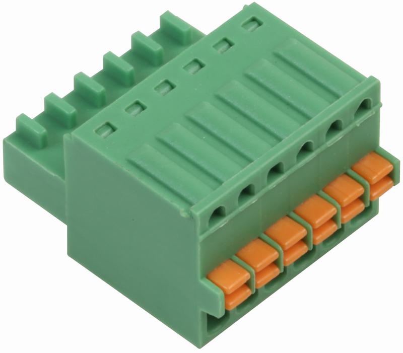 20.2500M/6-E TERMINAL BLOCK, PLUGGABLE, 6POS, 20AWG IMO PRECISION CONTROLS