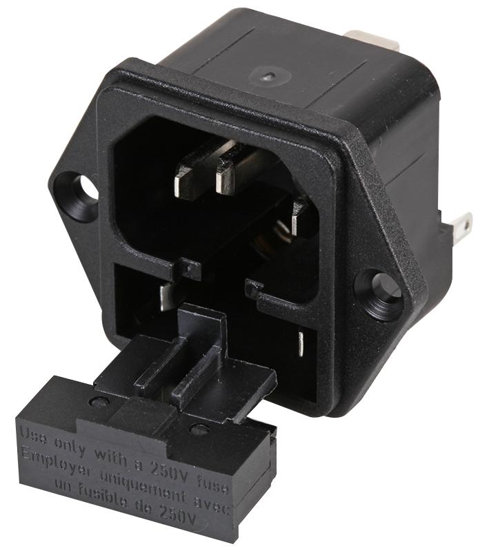 4304.6020 INLET, IEC, C14, 1062, 10A SCHURTER