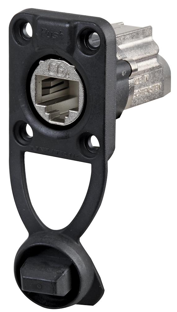 NE8FDX-Y6-W RJ45 ENET CONN, CAT6A, JACK, 8POS, PANEL NEUTRIK