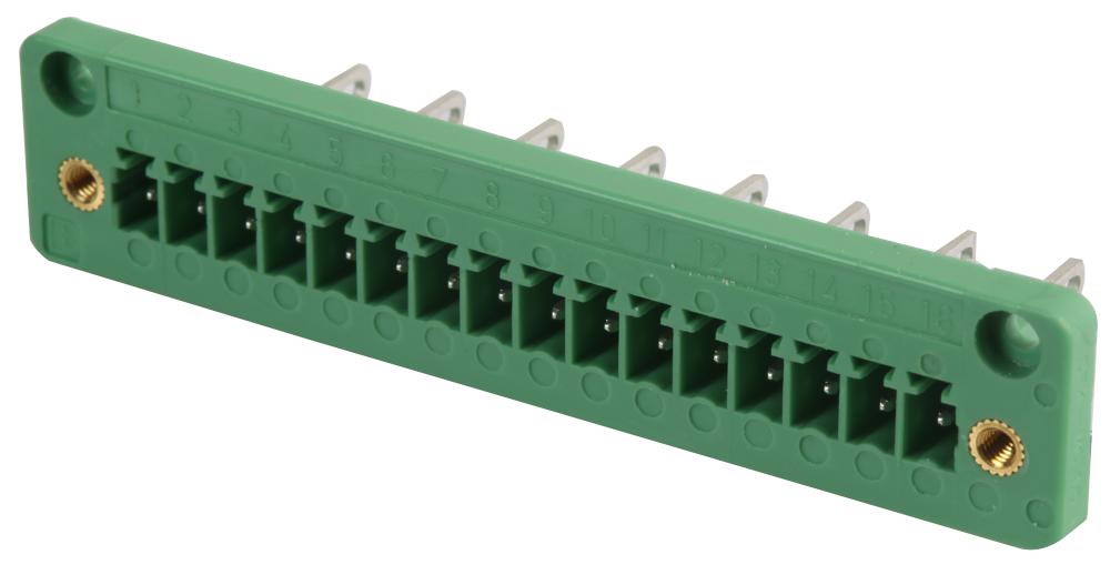 DFK-MC 1,5/16-GF-3,81 TERMINAL BLOCK, HEADER, 16POS, TH PHOENIX CONTACT
