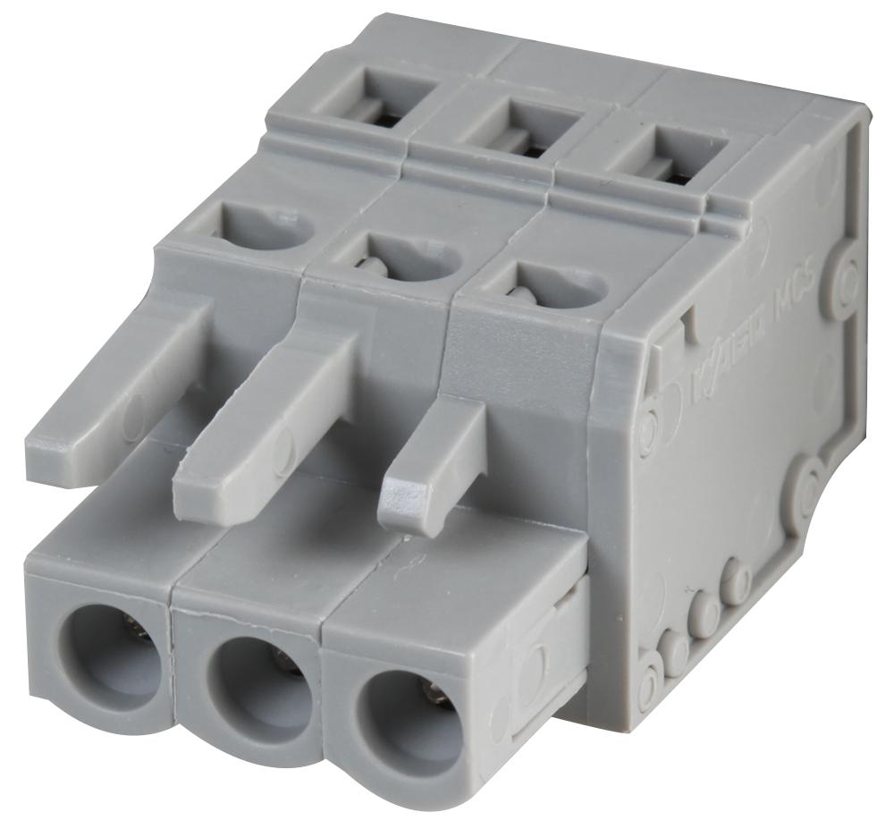 231-103/026-000 TERMINAL BLOCK, PLUGGABLE, 3POS, 12AWG WAGO