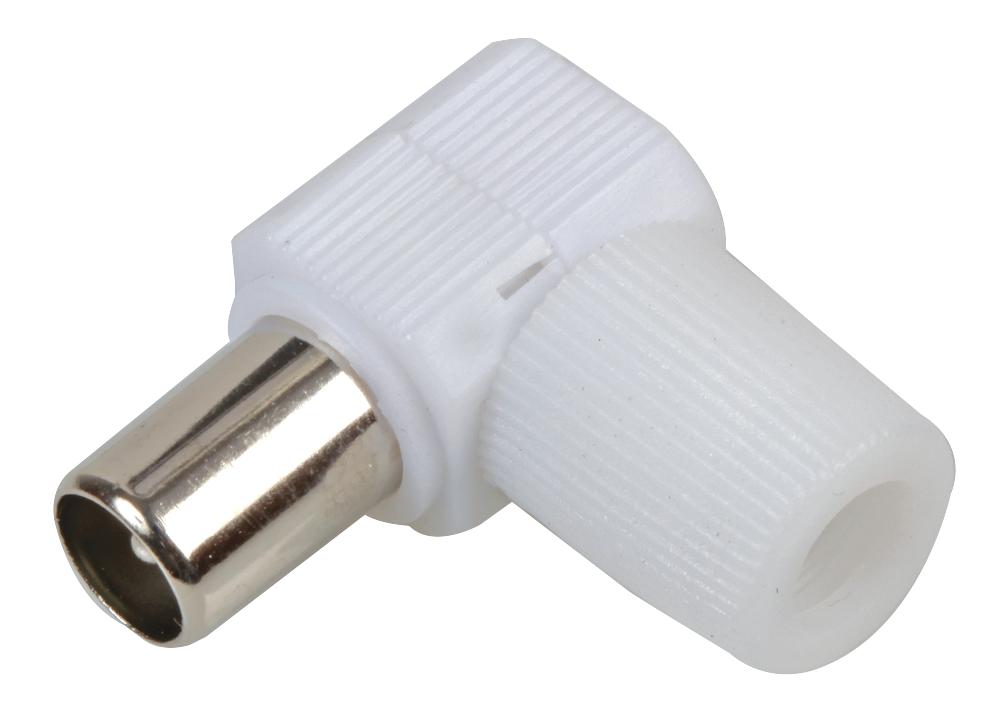 PSG08527 TV COAX PLUG, 90DEG, SCREW TERMINATION PRO SIGNAL