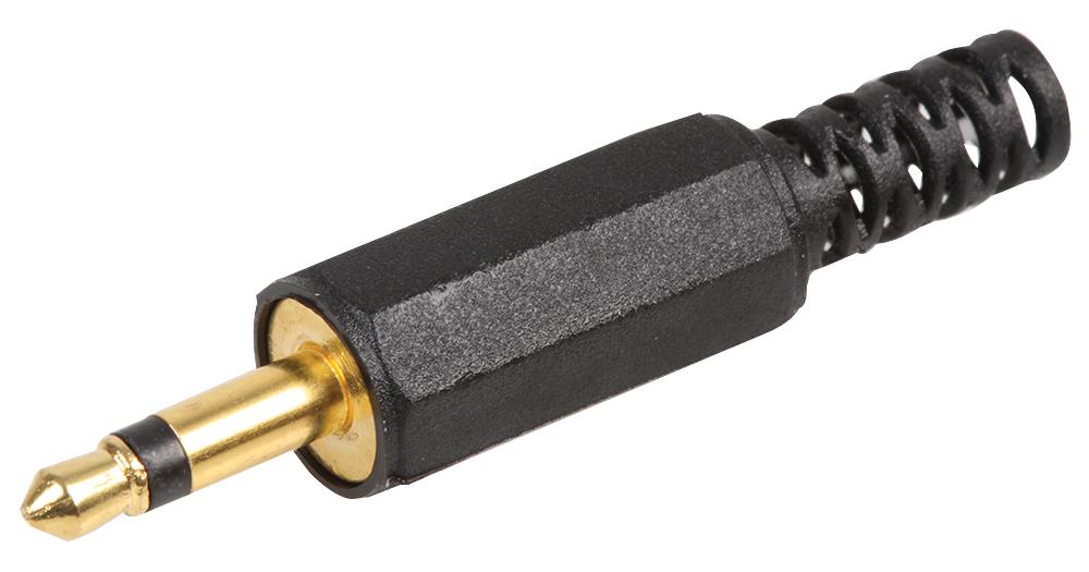 PSG08686 3.5MM JACK PLUG, MONO/GOLD/BLACK PRO SIGNAL