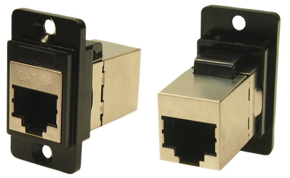 CP30725SMB ADAPTR, RJ45 JACK-JACK, 8P8C, CAT6A, CSK CLIFF ELECTRONIC COMPONENTS