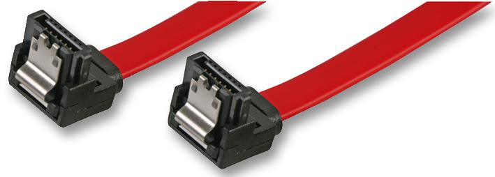 SATA3 LEAD, SATA II,LOCKING,2X 90 DEG, 0.9M PRO SIGNAL