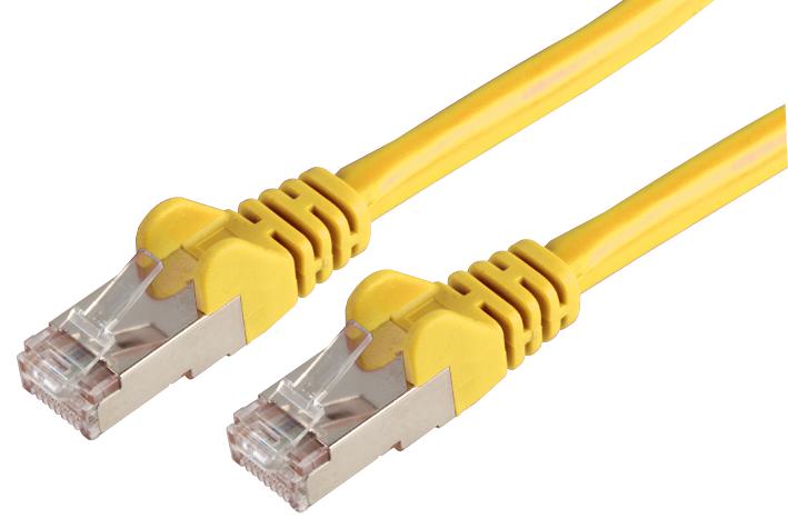 PSG90814 PATCH CORD, RJ45 PLUG, CAT6A, 10M, YEL PRO SIGNAL