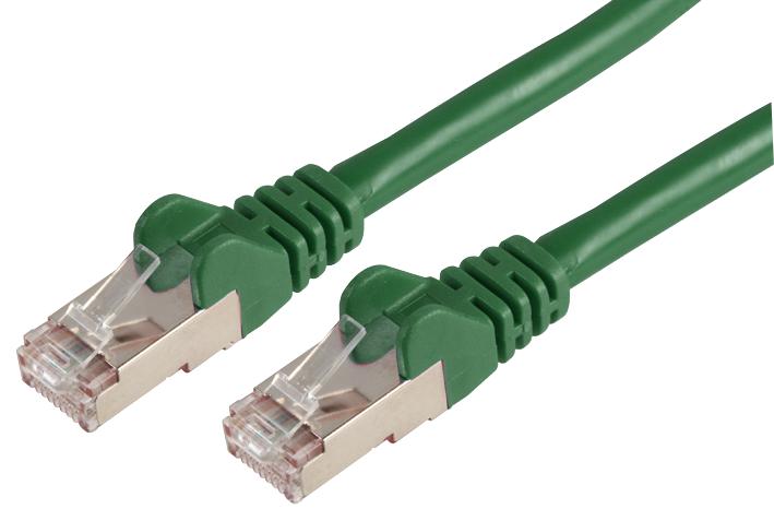 PSG90815 PATCH CORD, RJ45 PLUG, CAT6A, 0.5M, GRN PRO SIGNAL