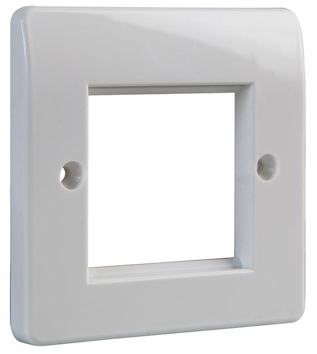 008-001-003-52 FACEPLATE, 1GANG, 2MOD EURO, OFFICE CONNECTIX CABLING SYSTEMS