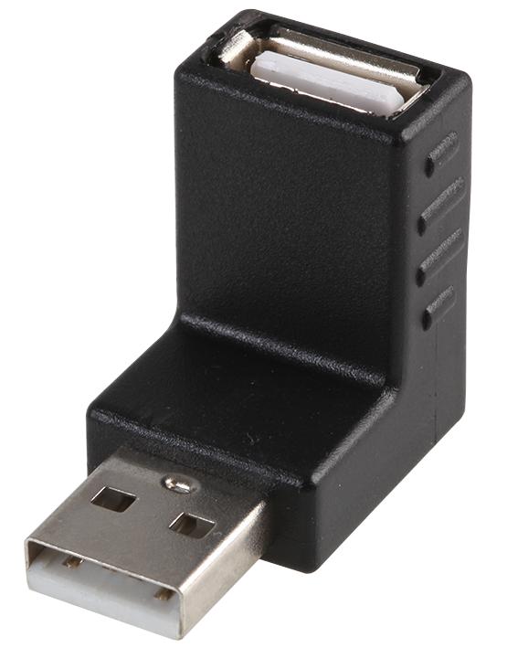 PSG91064 ADAPTER, USB2.0 90DEG UP A MALE-A FEMALE PRO SIGNAL