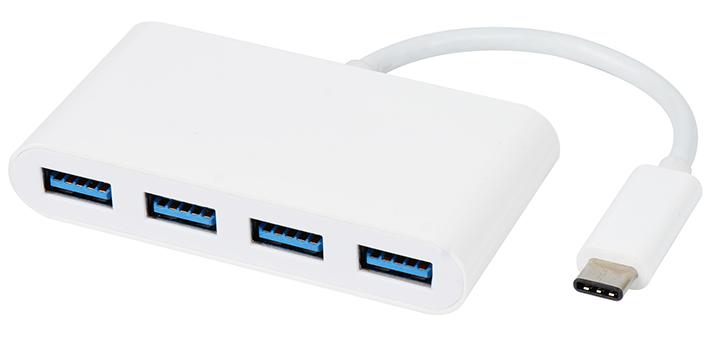 PSG91234 HUB, USB 3.1 TYPE C - 4 PORT USB 3.0 PRO SIGNAL