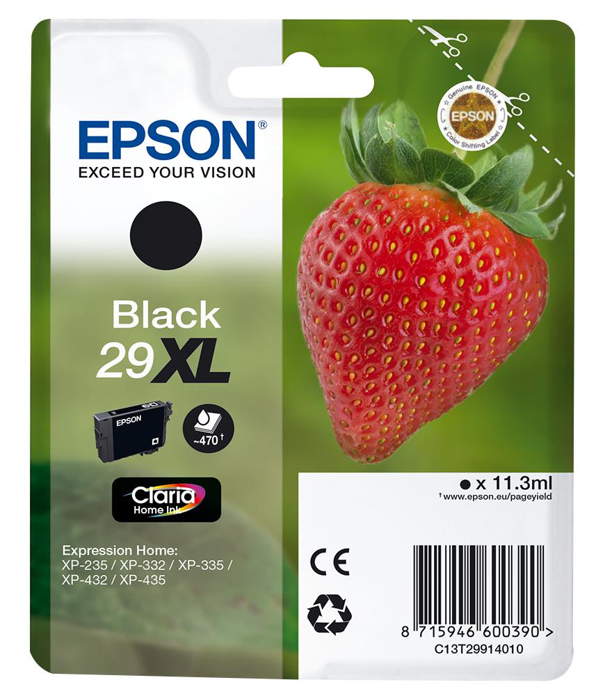 C13T29914010 INK CARTRIDGE, T2991, BLACK XL, EPSON EPSON