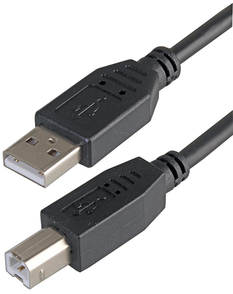 PSG91413 LEAD, USB2.0 A MALE - B MALE, BLACK 3M PRO SIGNAL