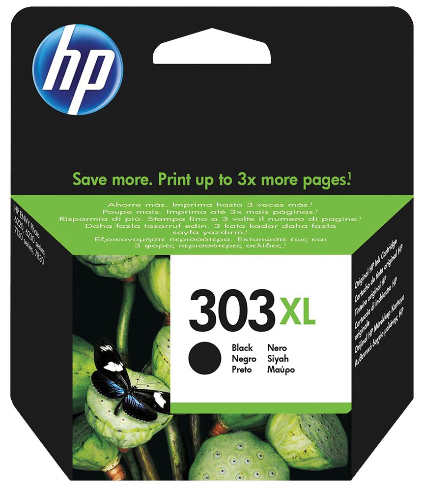 T6N04AE INK CART, T6N04AE, HP303BKXL, BLACK HEWLETT PACKARD