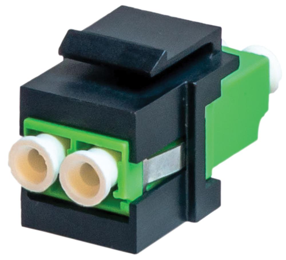 KOLADXBK FIBER OPTIC ADAPTER, LC DUPLEX TUK