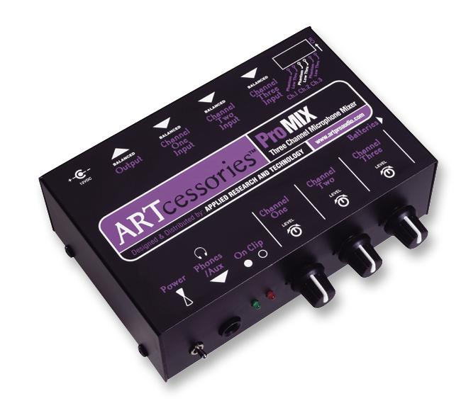 PROMIX MIXER, THREE CHANNEL ART