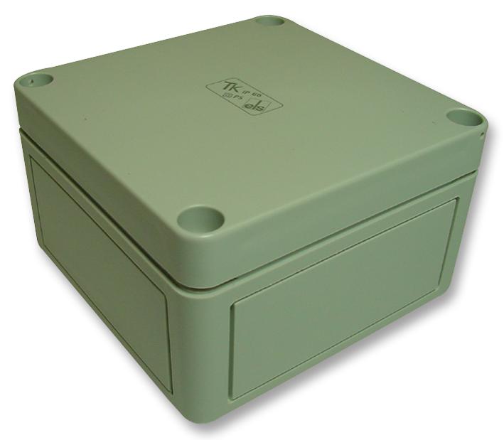 110-404 BOX, GREY LID, 110X110X66MM SPELSBERG