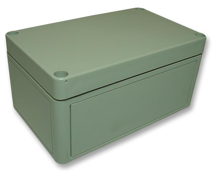 110-406 BOX, GREY LID, 180X110X90MM SPELSBERG
