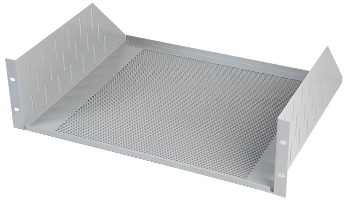 R1194/3UVG RACK SHELF, VENTED, 3U, GREY PENN ELCOM