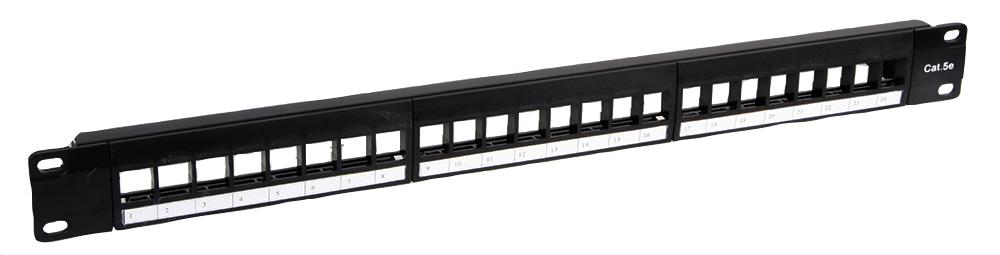 PPAN-24-SHD 24 PORT CAT5 PATCH PANEL SHIELDED LMS DATA
