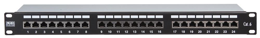 PPAN-C6-24SHD 24 PORT CAT6 PATCH PANEL SHIELDED LMS DATA