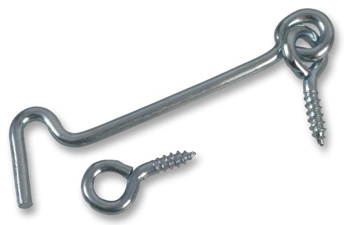 D01244 GATE HOOKS, ZINC PLATED, 3IN (PK10) DURATOOL