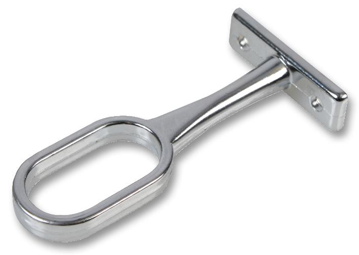 D01734 SUPPORT BRACKET, OVAL, CHROME DURATOOL