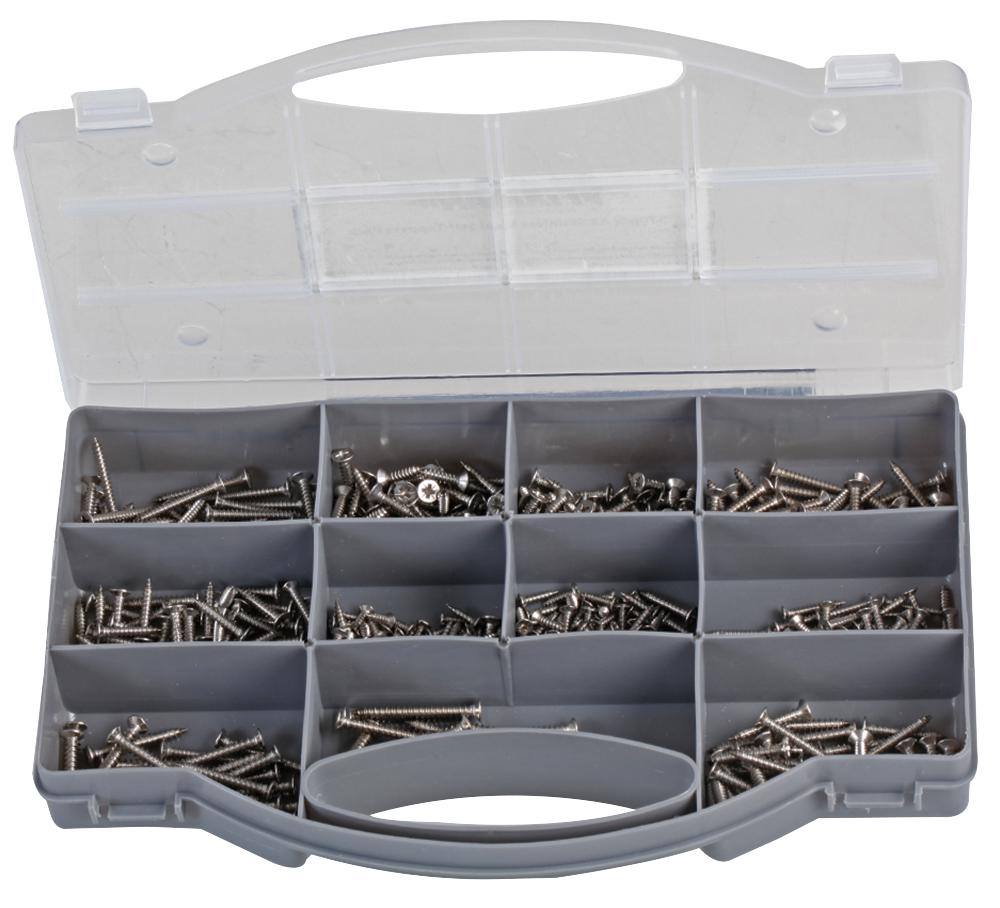 539636 ZINC-PLATED COUNTERSINK SCREWS, 780PC FIXMAN