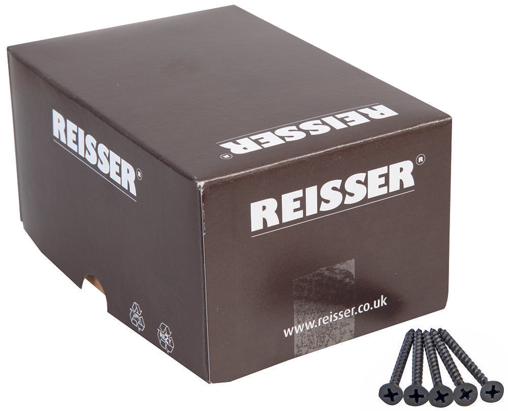 DWSB35025-8 DRYWALL SCREWS - BLACK 3.5 X 25MM (1000) REISSER