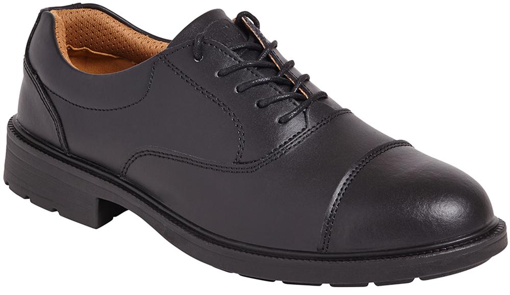 SS501CM 8 SAFETY SHOE, OXFORD, BLACK, SIZE 8 STERLING STEEL