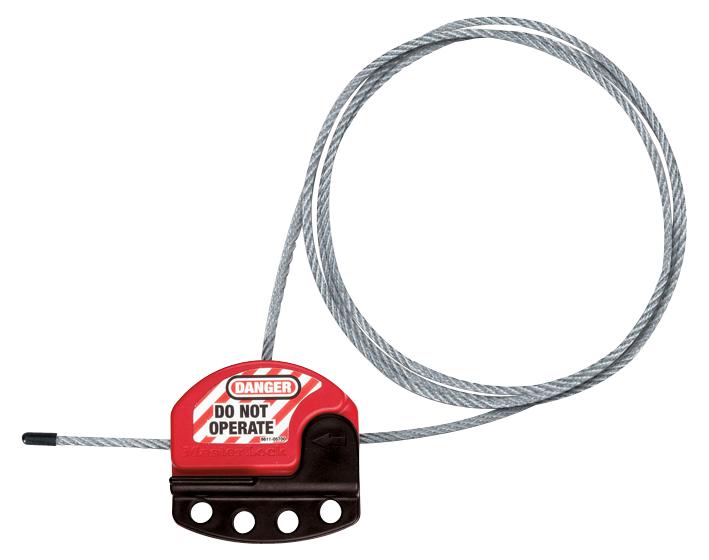 S806 ADJUSTABLE CABLE LOCKOUT 1.8M MASTER LOCK