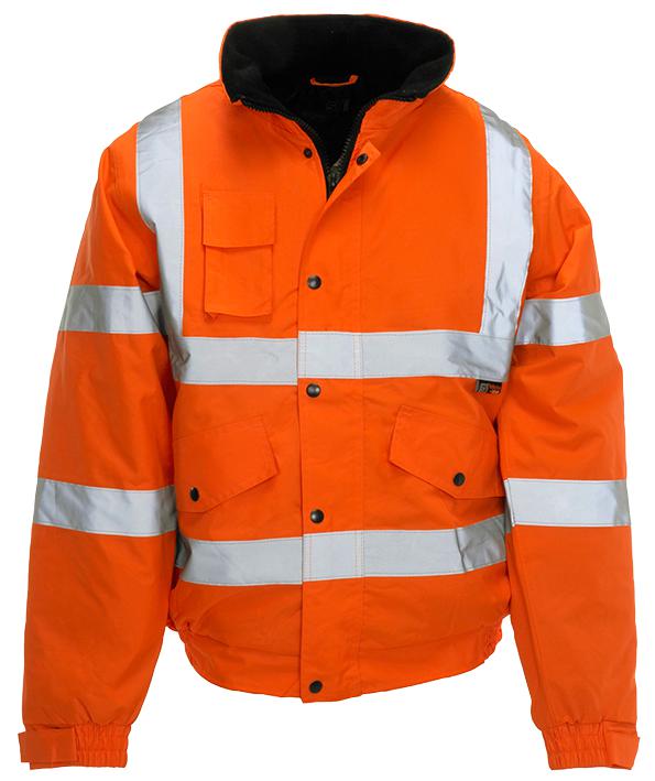 36882 HI-VIS BOMBER JACKET, ORANGE, M ST