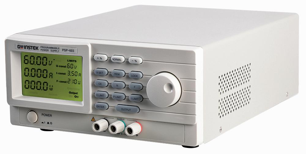 PSP-603 PSU, 1CH, 60V, 3.5A, PROGRAMMABLE GW INSTEK