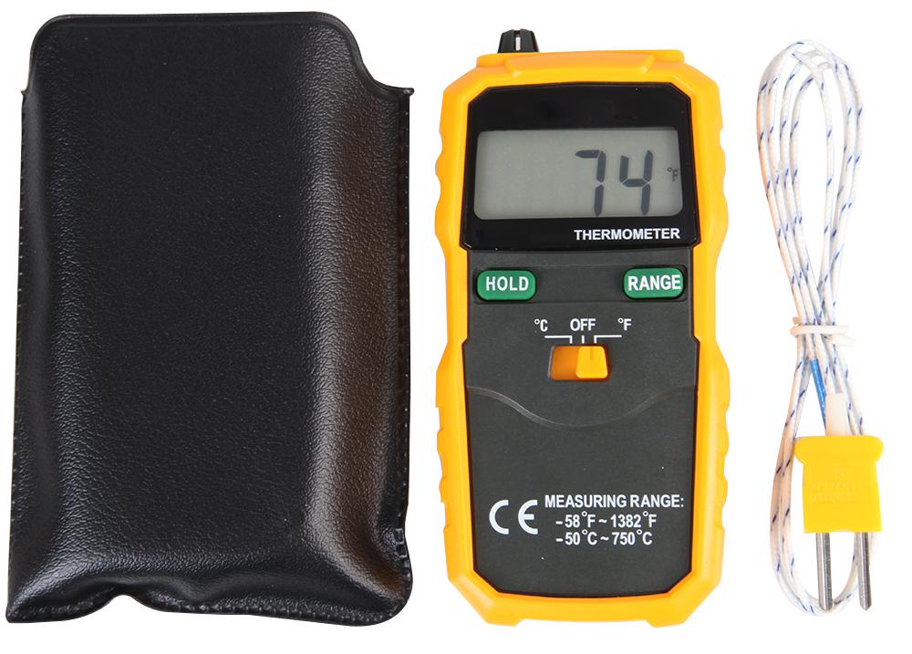 D03129 DIGITAL THERMOMETER, -50 TO +750DEG C DURATOOL