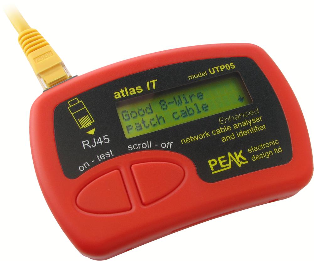 UTP05E ATLAS IT NETWORK CABLE ANALYSER KIT PEAK