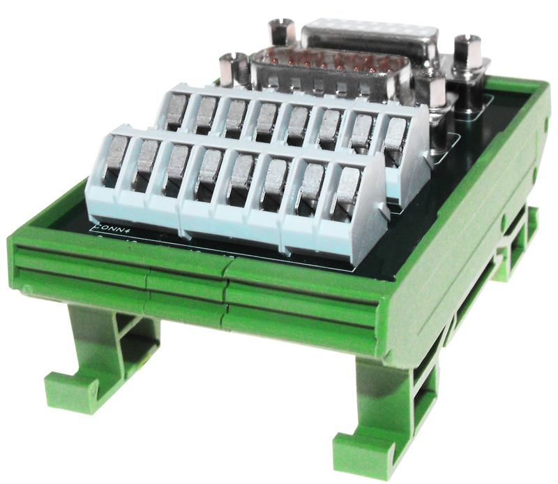 CIM/15W-DMFS TB, INTERFACE, D SUB 15P PLUG & RECPT CAMDENBOSS