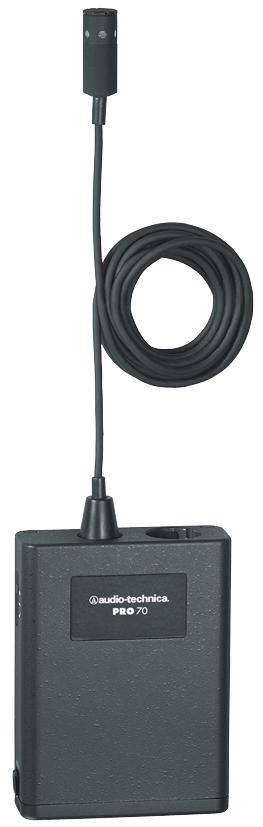 PRO70 CONDENSER LAVALIER MICROPHONE AUDIO TECHNICA